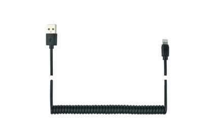 Gembird 1.5M Spiraal iPhone Laadkabel - voor iPhone, iPad met Lightning aansluiting