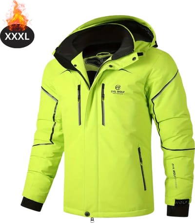 Bovista Skipak - SkiBroek - Skijas - Ski Suit - Wintersport - Heren - Winter - Warm Fleece - Groen - Maat XXXL