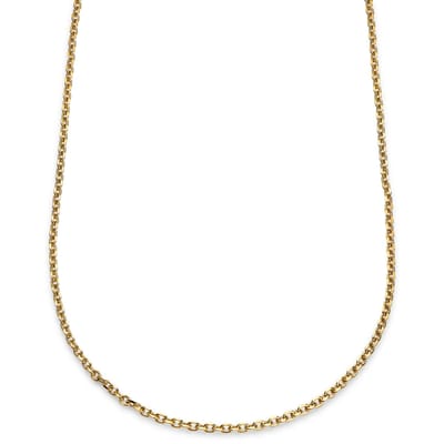 Essentials | 4 mm Goudkleurige Ketting met Kabelschakels