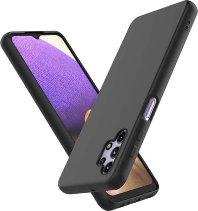 LuxeBass Hoesje geschikt voor Samsung Galaxy A13 4G - Siliconen hoesje - TPU - Zwart - telefoonhoes - gsm hoes - telefoonhoesje