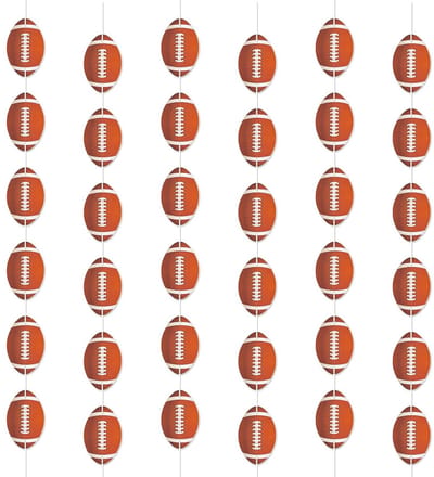 Voetbal Slingerset van 6 Stuks, Versiering voor Sportthema Feest, Perfect voor Verjaardagen en Klascorona Decoratie