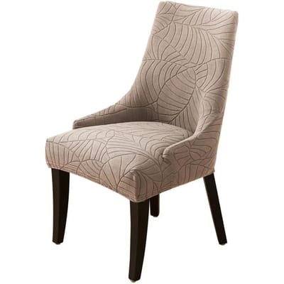 Effen schuine stoelhoes Fauteuilhoes met hoge rugleuning Elastisch accent Woonkamer Eetkamer Stoelhoezen Kantoor Hotel Thuis Bruiloftsfeest gray