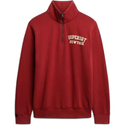 Ronde hals zip sweatshirt Superdry Vintage Athletic