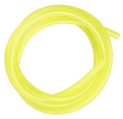 Benzineslang 3 x 6 mm - Brandstofslang voor Grasmaaiers, Trimmers en Kettingzagen - 1 Meter Transparant Geel