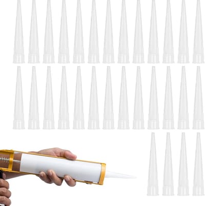 30x Universele Kitpistool Opzetstukken & Cartouchespuittips voor Afdichtmiddel