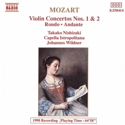 Takako Nishizaki - Mozart: Violin Concertos 1 & 2 (CD)