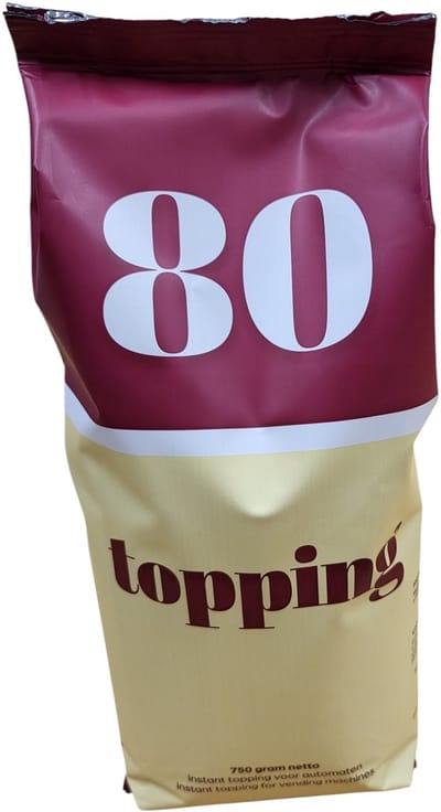 Melktopping | Melkpoeder voor koffieautomaat | cappuccino topping | Latte 80 - 750 gram | Melk topping