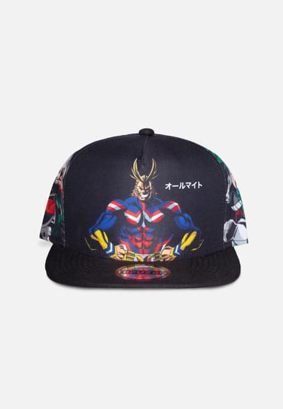 My Hero Academia - All Might Deku & Bakugo Snapback Pet - Zwart