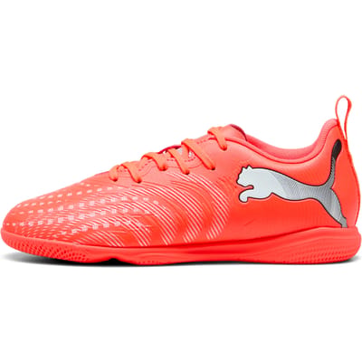 PUMA FUTURE 9 PLAY IT Jr Unisex Sportschoenen - Glowing Red-PUMA White-PUMA Black-PUMA Silver