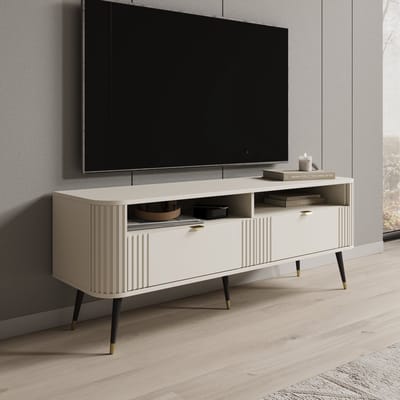 Meubella - Oahu - TV-Meubel - Beige - 138 cm