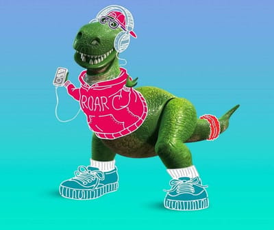 Fotobehang - Toy Story Roar 300x280cm - Vliesbehang