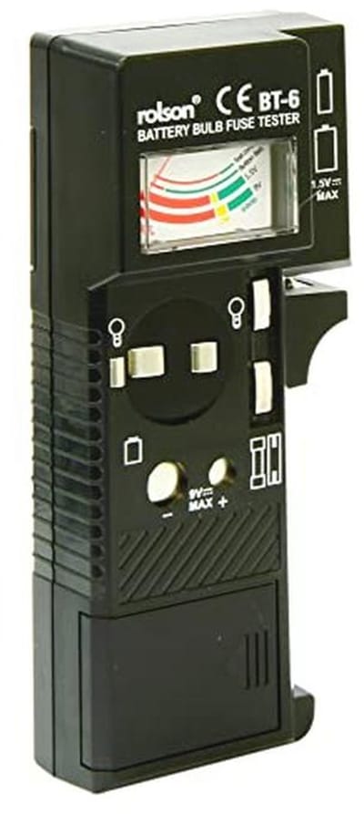 Batterijtester voor diverse formaten