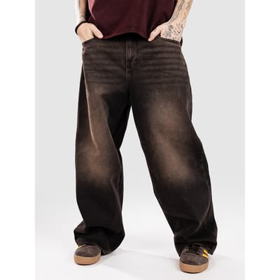 Empyre Sk8 Ultra Wide Jeans zwart