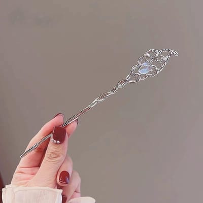1/3 stuks Franse Haarspeld Dames Haaraccessoires Zoete Sterren Maan Edelstenen Geschikt Voor Dagelijkse Feesten Modieuze Haar
