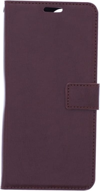 LuxeBass Hoesje geschikt voor Oppo Find X5 - Boekhoesje - Bruin - Portemonneehoesje gsm hoesje - telefoonhoes - telefoonhoesjes