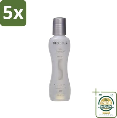 5 x Biosilk - Haarserum - Silk Therapy - Original - 67ml - Grootverpakking - Haarserum - Zijde - Haarbescherming - Haarherstel - Natuurlijke Zijde
