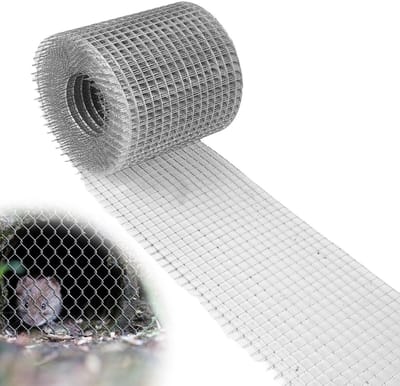 MTTproducts- Draadgaas 10 cm x 6 m - Knaagdierbescherming - Volièregaas - Thermisch verzinkt - Corrosiebestendig - Buigbaar en snijdbaar - Gaas