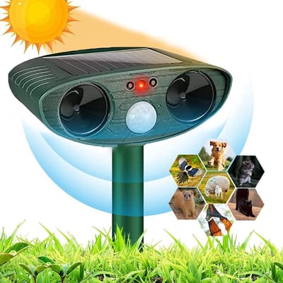 Kattenverjager - Kattenschrik - Katten Verjager voor de Tuin - Kattenverjager op Zonne-energie - Katten Verjager