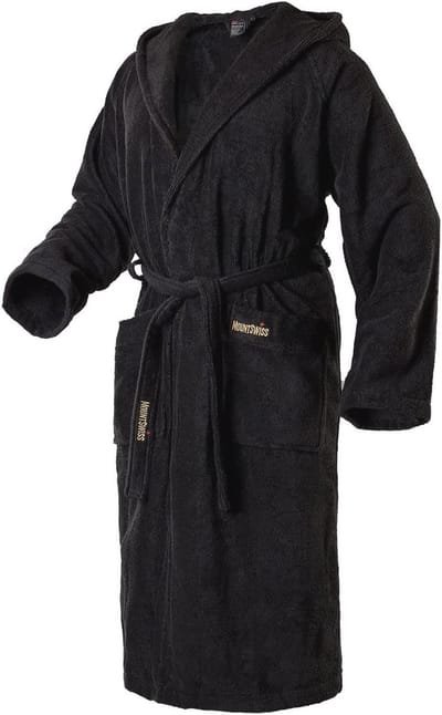 Badjas met capuchon voor dames en heren I Softe ochtendjas van katoen I Kimono in kleuren en maten XS - 5XL