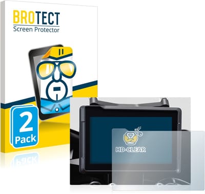 BROTECT - Screenprotector voor KTM 1290 Super Duke GT 2022 TFT 7" Snelheidsmeter - Folie Beschermfolie transparant 2 Stuks