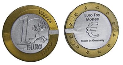 Actief Leren Euro Speelgeld - 100 x 1 Euro Munten