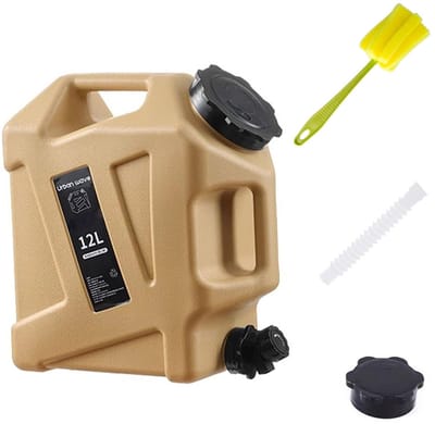 Dailygoods- Waterkan 12L - Watercontainer met kraan - BPA-vrij - Lichtgewicht - Schokbestendig - Perfect voor buitengebruik