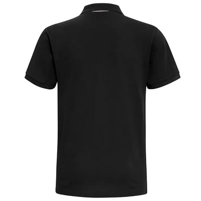 Asquith & Fox Heren Klassieke Pasvorm Contrast Poloshirt (Zwart/Wit)