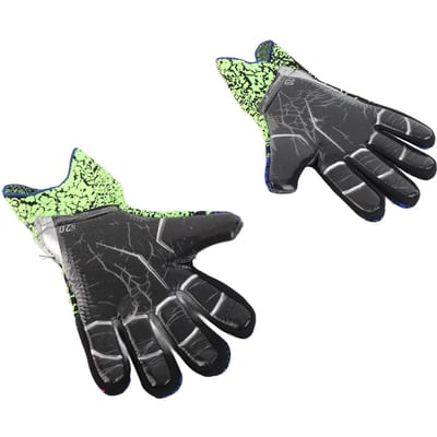 Gants de Gardien de But de Football Adhérence Forte Gants de Gardien de But de Football pour Enfants Jeunes et Adultes vert