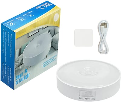 Bewegingssensor LED Nachtlamp USB Oplaadbaar – Draadloos Nachtlampje voor Keuken, Trap, Gang en Kast – Warm wit