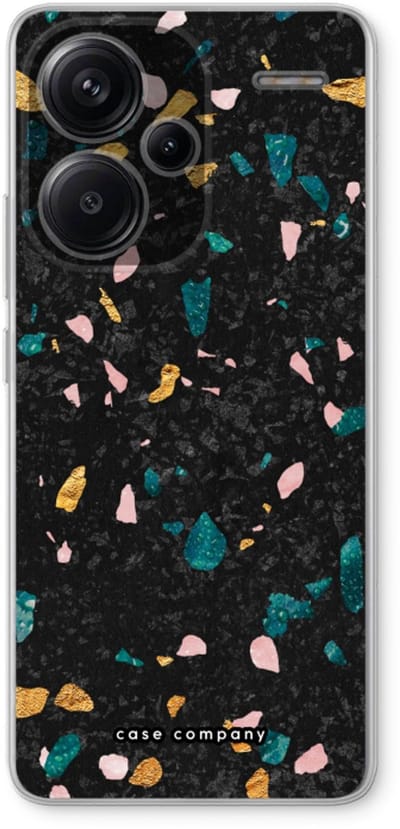 Case Company® - Hoesje geschikt voor Xiaomi Redmi Note 13 Pro plus hoesje - Terrazzo N°10 - Soft Cover Telefoonhoesje - Bescherming aan alle Kanten en Schermrand