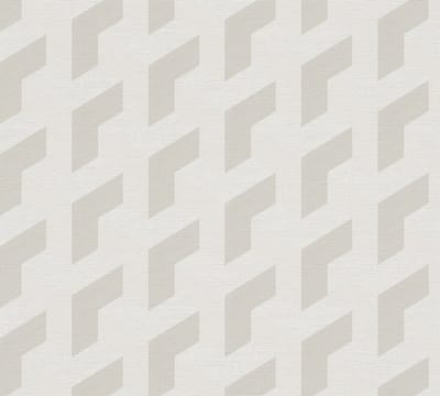 RETRO BEHANG | Geografisch - Grijs Wit Metallic - Living Walls Daniel Hechter 7