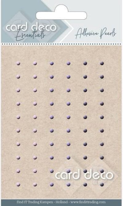 Card Deco Essentials Adhesive Pearls Purple