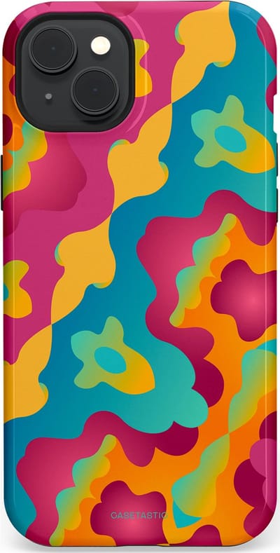 Casetastic Hoesje Geschikt voor Apple iPhone 15 Plus Magsafe - Stijlvolle Beschermende Duo-layer Case - Vlektastisch