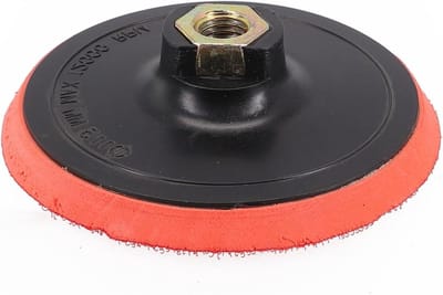 Polijstpad Backing Plaat - Steunplaat Slijper - Oppervlakken Bewerken - M14 Schroefdraad - 45 inch - Rood Zwart