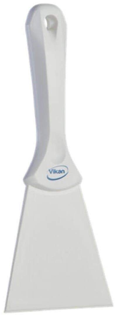 Vikan nylon handschraper, 10x20.5cm, wit
