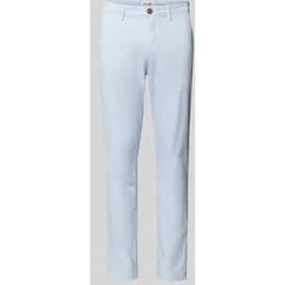 Slim fit stoffen broek met achterzakken Model 'Marco'