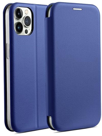 Beline Serie - Boekmagnetisch Etui - iPhone 14 Pro Max - Blauw - Magnetisch Sluiting