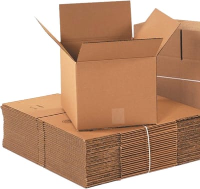 Set van 25 Kubus Golfkartonnen Verzenddozen - 30.5x30.5x30.5 cm - Kraft