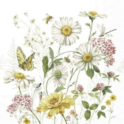 IHR Lunch servetten - Wildflower and Butterfly