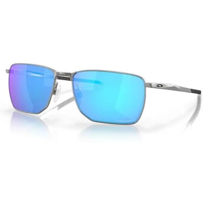 Oakley Zonnebril Ejector OO4142-04 Satin Chrome Prizm Sapphire