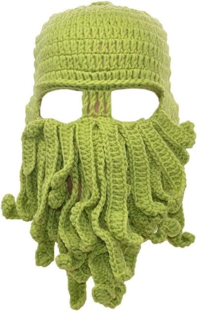 Unisex Gebreide Octopus Beanie en Winddichte Ski Masker Hoed voor Warmte en Bescherming tijdens Koude Weer