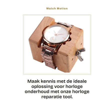 Dailygoods - Watch Motion Clip Removal - Horloge Reparatie Tool - Hout - Klok Reparatie Gereedschap - Geschikt voor Persoonlijk en Professioneel Gebru...