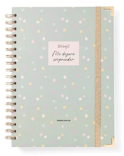 Grote Weekplanner Kalender 2025-2026 - Extra Ruimte, Motiverende Spreuken & Personaliseerbare Elementen