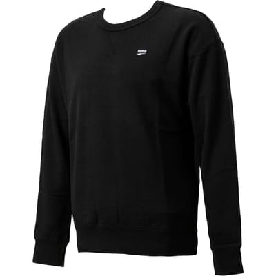 Puma Logo Street Style Heren Crew Sweatshirt Zwart 596011 01