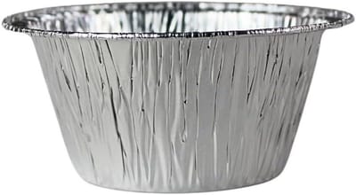 Wegwerp bakvormen - Aluminium muffinvormen - Kleine taartjes bakken - Hittebestendig tot 220°C - 180 ml 1000 stuks - Zilver