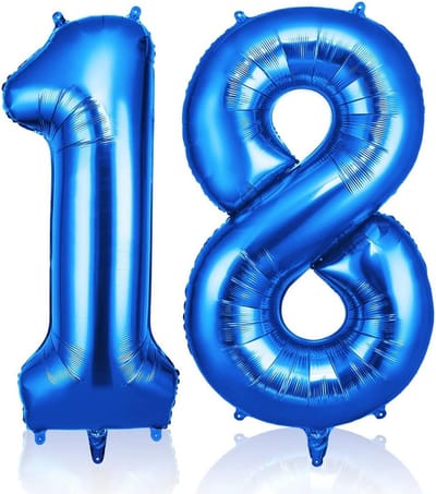 Digital Balloon-101CM - Helium Number Birthday Balloons XXL Blue 40 inch - Ballon Decoratie Voor Verjaardagen - Feestjes - Bruiloften - Bedrijfsevenementen