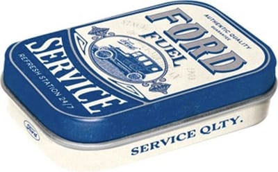 Pepermunt Blik Ford - Fuel Service mint box 4 x 6 cm