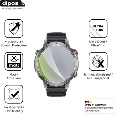 dipos – 6x Matte Beschermfolie geschikt voor LIGE EF26 | Krasbestendige & antireflecterende Screenprotector Ultra-Thin