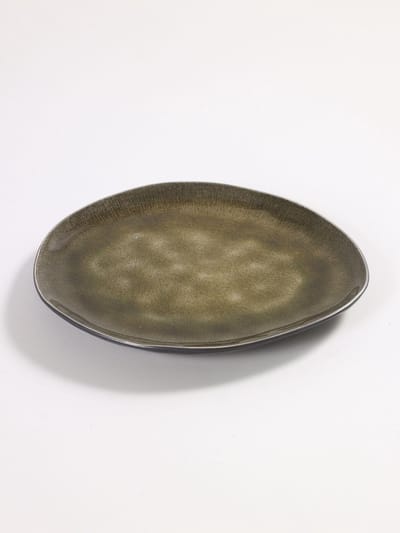 "Pascale Naessens ""Pure"" BORD OVAAL MEDIUM 20x17xH18 GROEN"