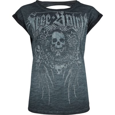 Rock Rebel by EMP - Rock T-shirt - Free Spirit T-Shirt - S tot XXL - voor Vrouwen - turquoise